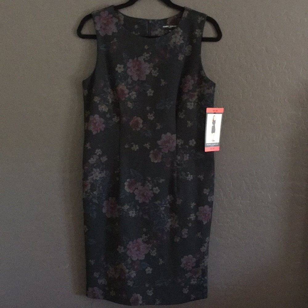 Black Floral Cocktail Dress